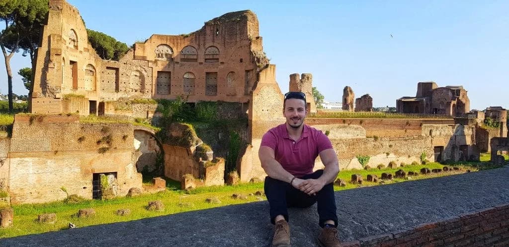 Colina del Palatino en Roma