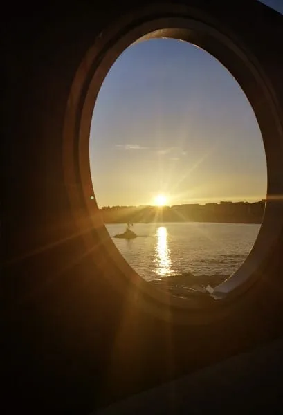 Atardecer en la Madama del Silgar, Sanxenxo