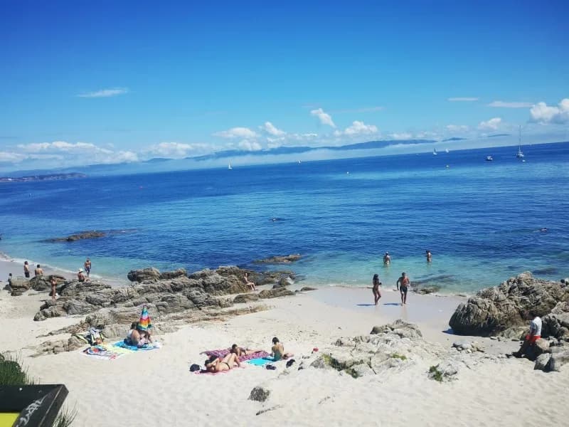 Playa de Melide en la Isla de Ons