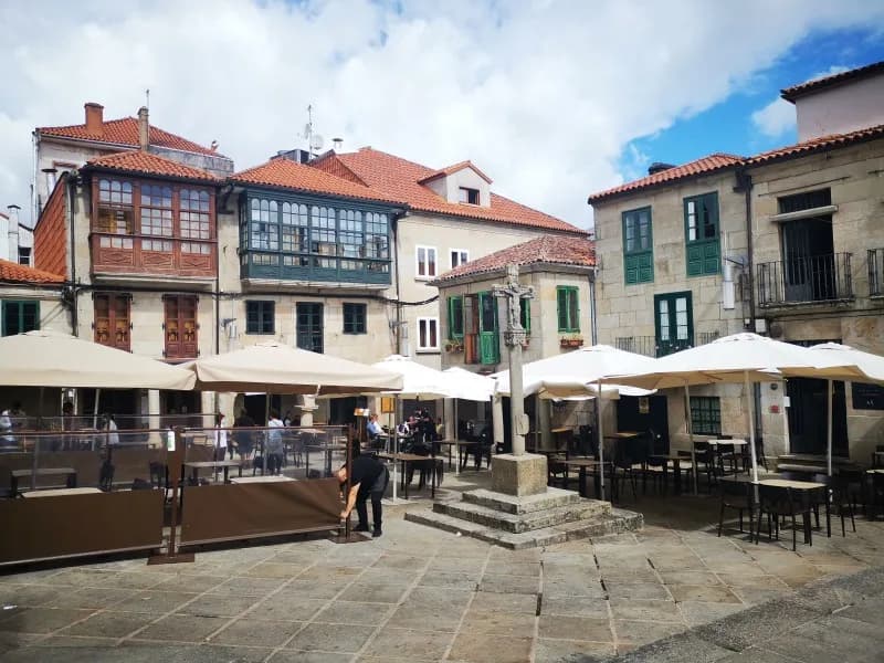 Plaza de la Leña en Pontevedra