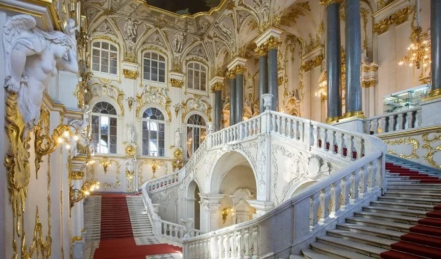 Escalera del Jordán del Palacio de Invierno Escalera del Jordán del Palacio de Invierno
