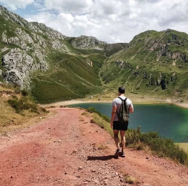 Lago de Saliencia en el Parque Natural de Somiedo, Asturias