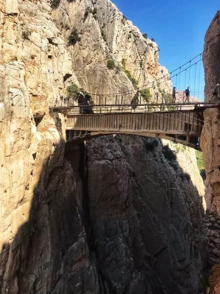 Caminito del Rey, Puente Colgante