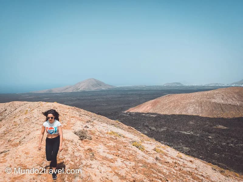 Qué ver en Lanzarote, el Volcán Caldera Blanca