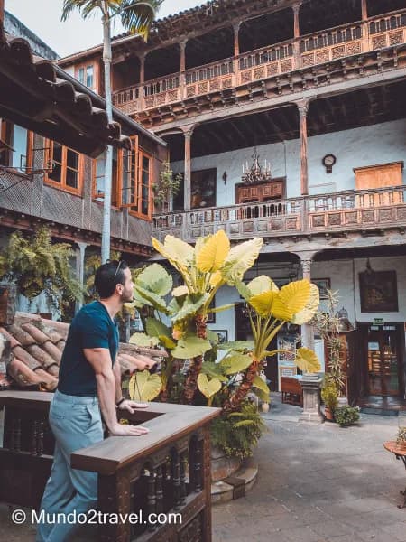 Qué ver en Tenerife, la Casa de los Balcones en La Orotava - Patio